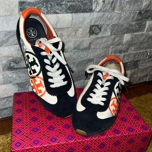 Tory Burch “Hank Trainer “ multi/ Tory Navy